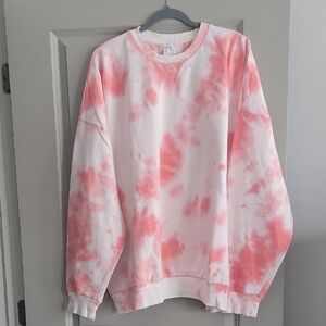Flirtitude Active Pink and White Sweatshirt